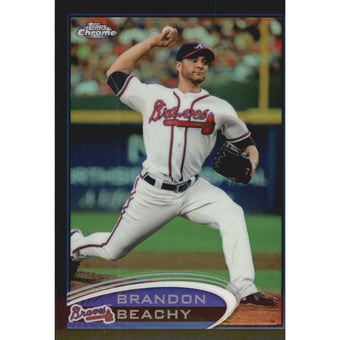 2012 Topps Chrome Black Refractors #122 Brandon Beachy