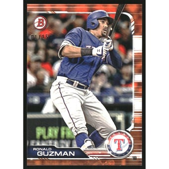 2019 Bowman Orange #88 Ronald Guzman