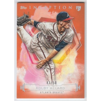 2019 Topps Inception Orange #35 Kolby Allard