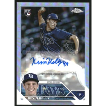 2023 Topps Chrome Update Autographs Refractors #ACKK Kevin Kelly