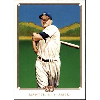 2010 Topps 206 #345 Mickey Mantle SP