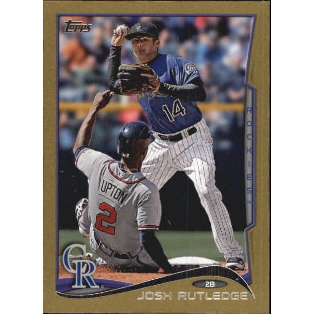 2014 Topps Mini Gold #411 Josh Rutledge. rookie card picture