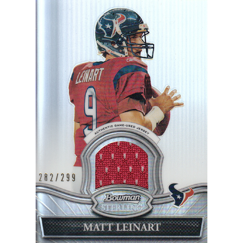 2010 Bowman Sterling Refractors #BSRML Matt Leinart JSY
