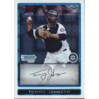 2009 Bowman Chrome Prospects X-Fractors #BCP80 Tommy Johnson