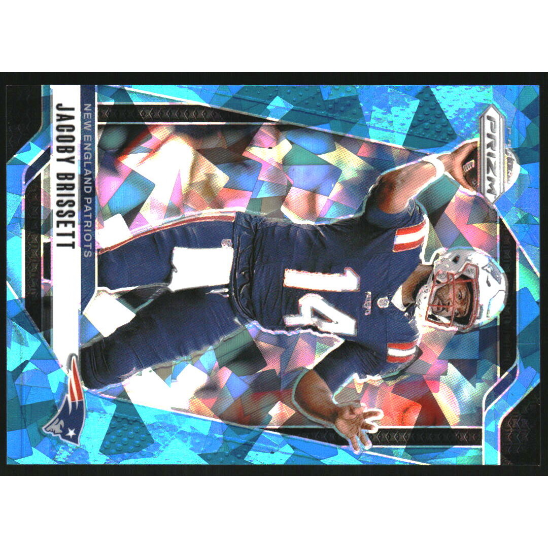 2024 Panini Prizm Prizms Blue Ice #194 Jacoby Brissett