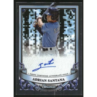 2024 Bowman Sterling Prospect Autographs #PAAS Adrian Santana