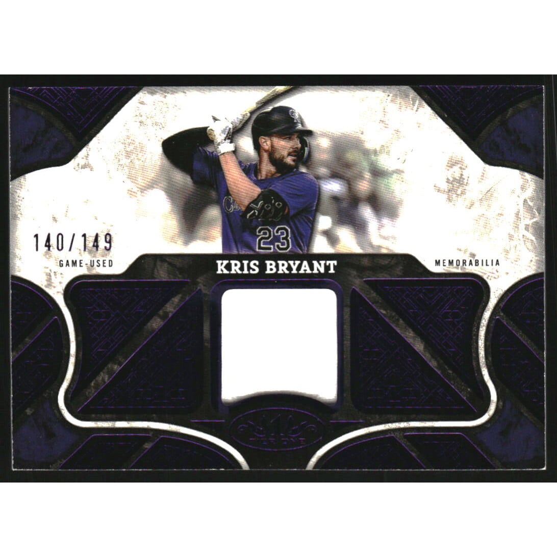 2025 Topps Tier One Relics Purple Foil #T1RKB Kris Bryant