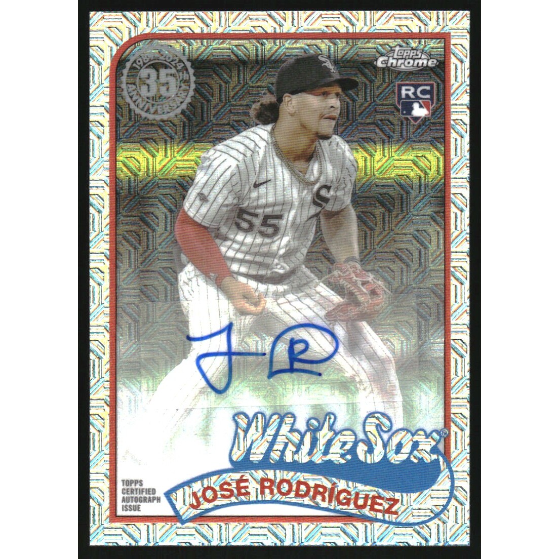 2024 Topps '89 Topps Silver Pack Chrome Series 2 Autographs #2T89C86 Jose Rodriguez. rookie card picture