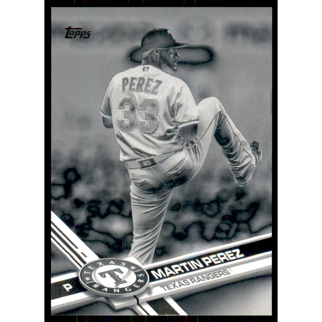 2017 Topps Black and White Negative #545 Martin Perez