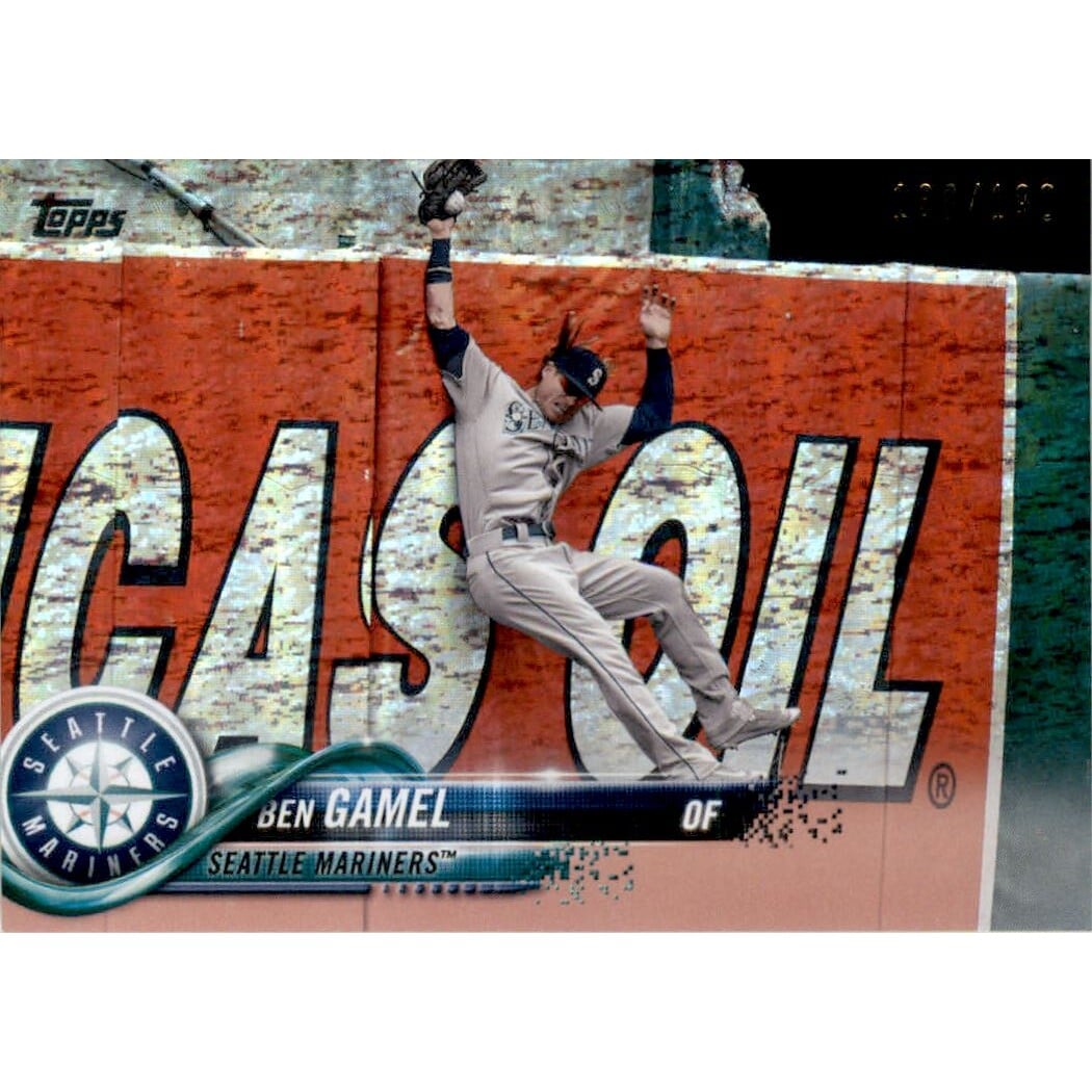 2018 Topps Factory Set Foilboard #558 Ben Gamel. rookie card picture