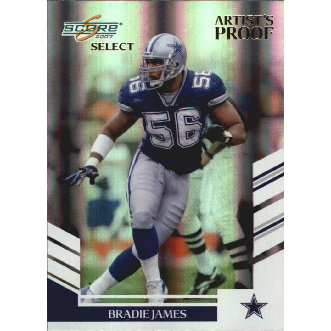 2007 Select Artist's Proof #8 Bradie James