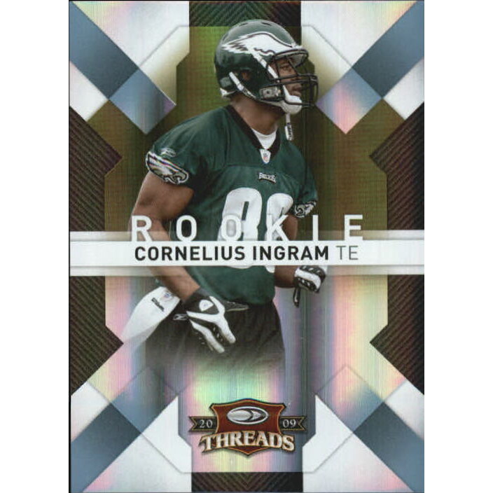 2009 Donruss Threads Platinum Holofoil #124 Cornelius Ingram. rookie card picture