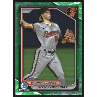 2024 Bowman Chrome Prospects Lunar Glow Refractors #BCP47 Jackson Holliday