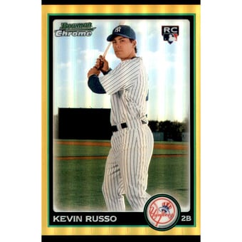 2010 Bowman Chrome Gold Refractors #197 Kevin Russo