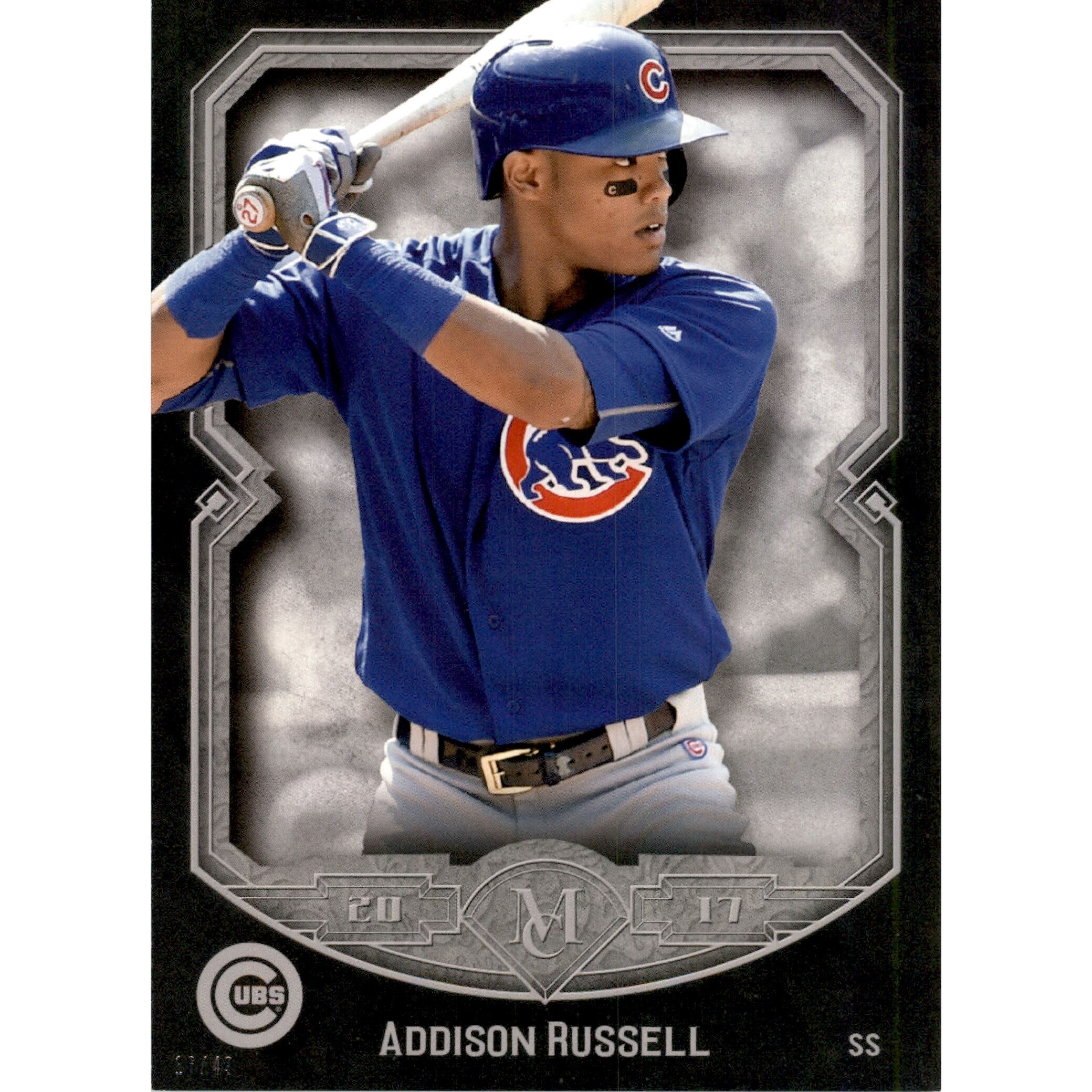 2017 Topps Museum Collection 5x7 #34 Addison Russell. rookie card picture