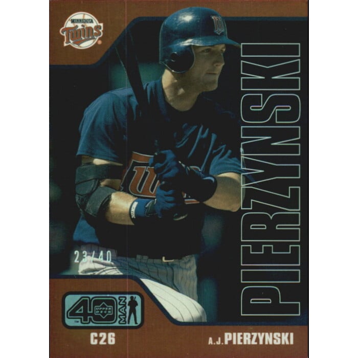 2002 Upper Deck 40-Man Electric Rainbow #379 A.J. Pierzynski