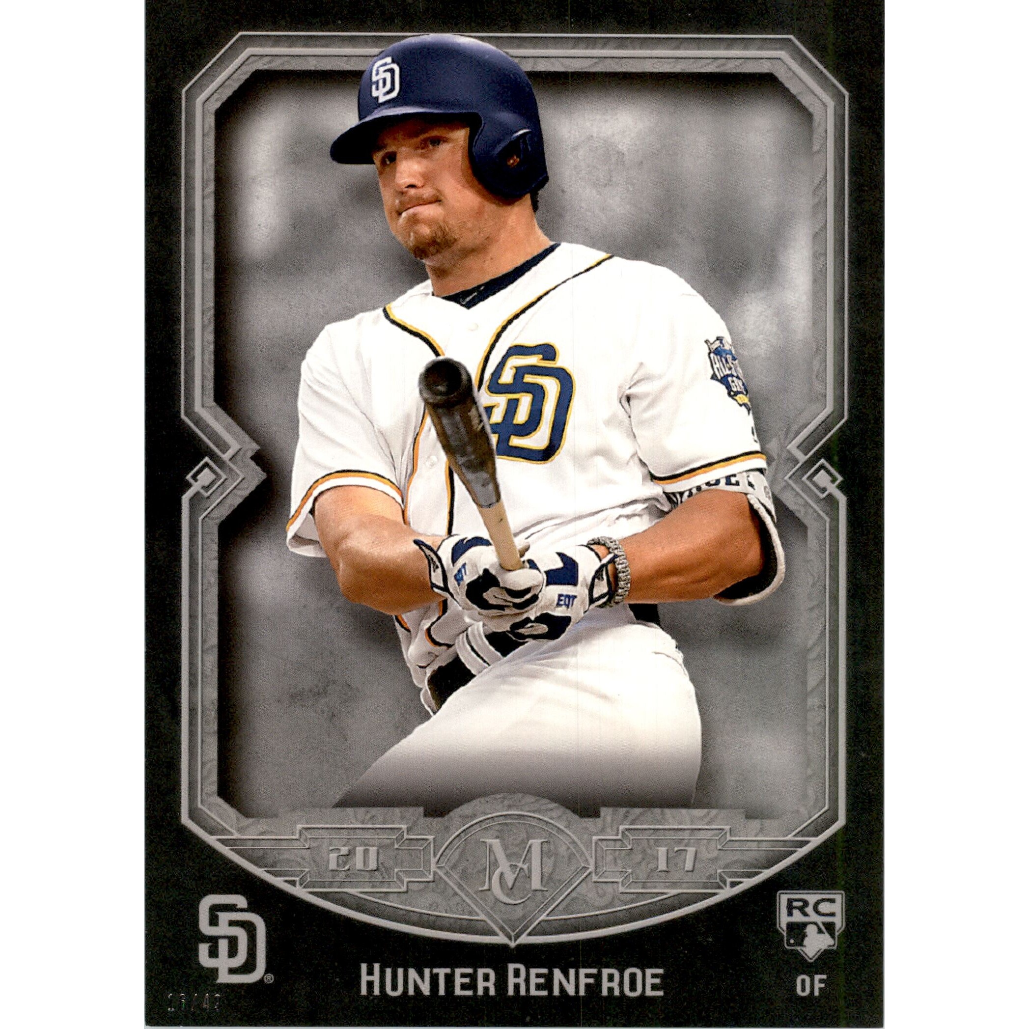 2017 Topps Museum Collection 5x7 #97 Hunter Renfroe. rookie card picture