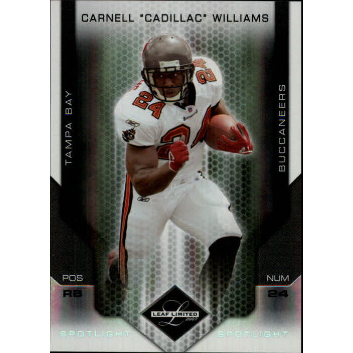 2007 Leaf Limited Silver Spotlight #93 Cadillac Williams