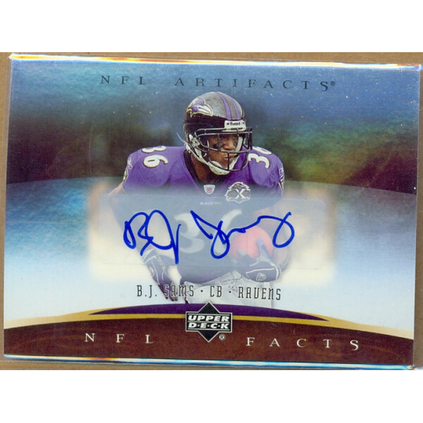 2007 Artifacts NFL Facts Autographs #SAM B.J. Sams