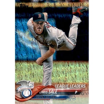 2018 Topps Factory Set Foilboard #129 Chris Sale LL