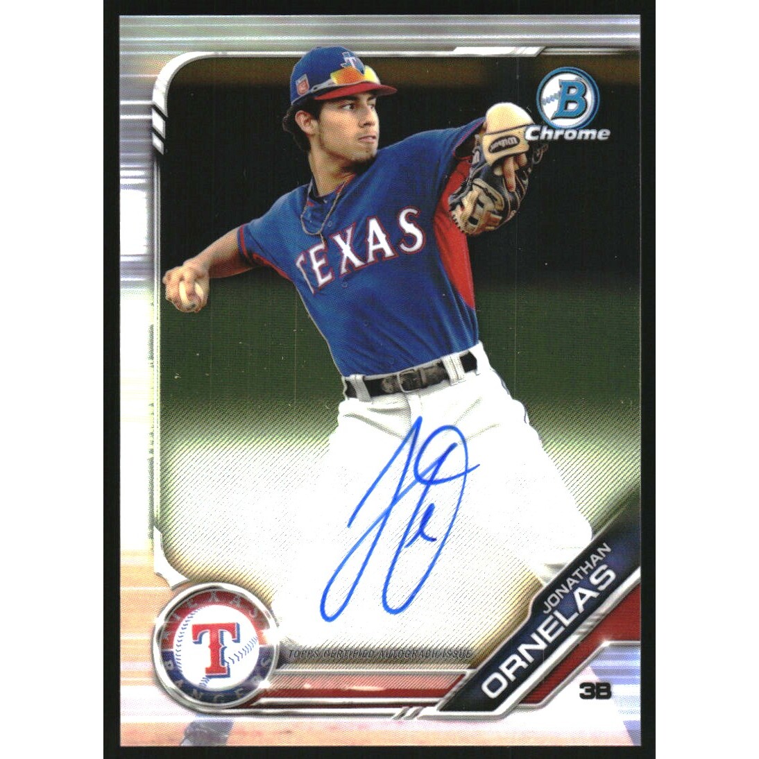 2019 Bowman Chrome Prospect Autographs #CPAJOR Jonathan Ornelas 2019 Bowman Chrome Prospect Autographs #CPAJOR Jonathan Ornelas