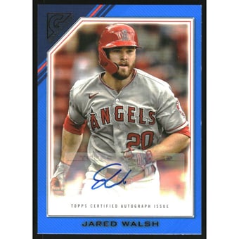 2022 Topps Gallery Veteran Autographs Blue #VAJW Jared Walsh