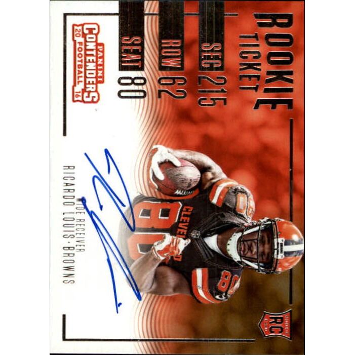 2016 Panini Contenders #375 Ricardo Louis AU/199* SP. rookie card picture
