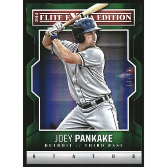 2014 Elite Extra Edition Status Emerald #4 Joey Pankake