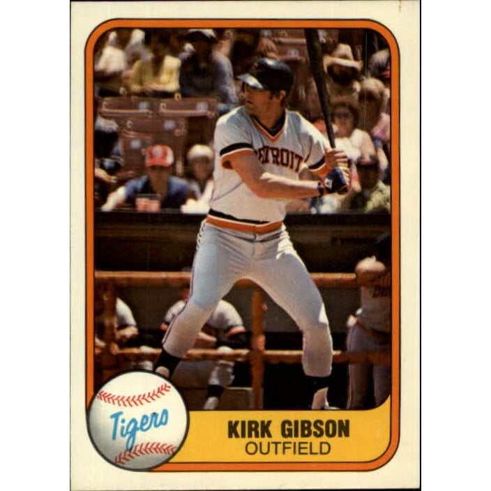 1981 Fleer #481 Kirk Gibson RC. rookie card picture