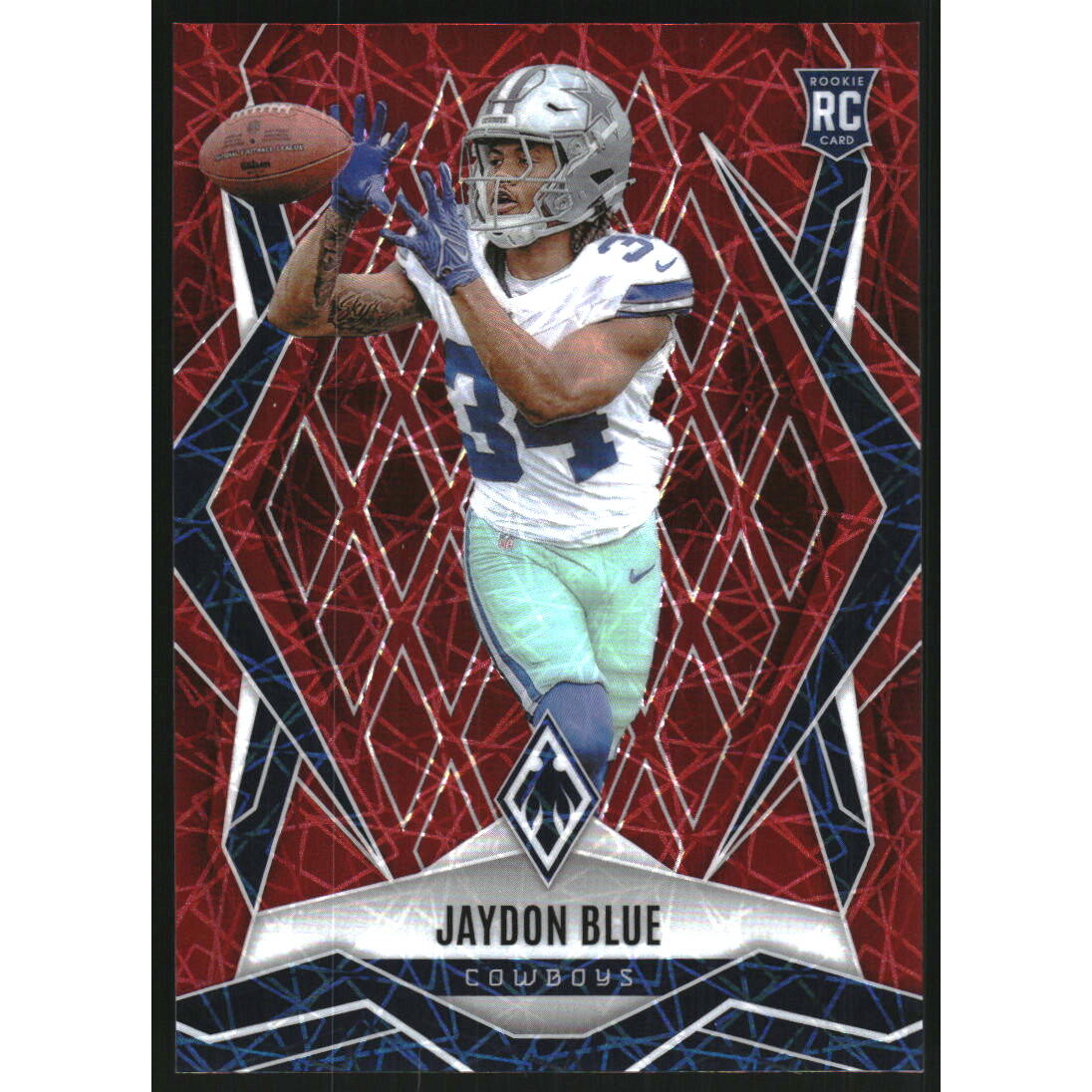 2025 Panini Phoenix Red Lazer #190 Jaydon Blue 2025 Panini Phoenix Red Lazer #190 Jaydon Blue