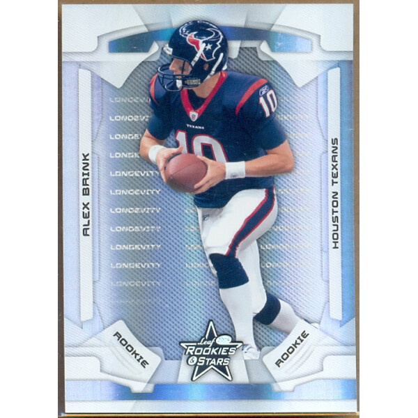 2008 Leaf Rookies and Stars Longevity Parallel Silver Holofoil #186 Alex Brink
