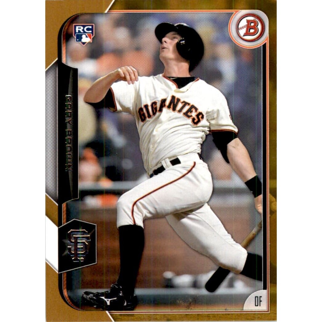 2015 Bowman Gold #142 Gary Brown. rookie card picture