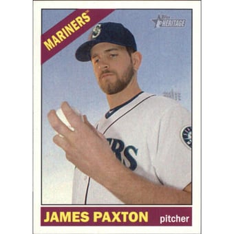 2015 Topps Heritage Gum Stained Back #354 James Paxton