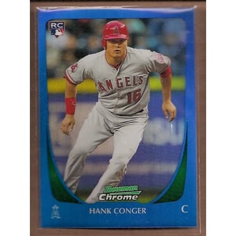 2011 Bowman Chrome Blue Refractors #199 Hank Conger
