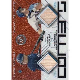 2003 Topps Pristine Corners Relics #TP Mark Teixeira Bat/Rafael Palmeiro Bat