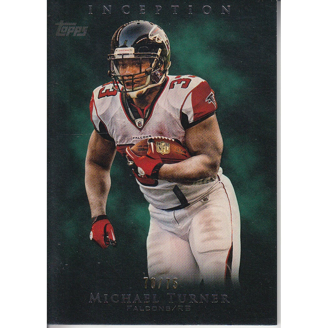 2011 Topps Inception Green #85 Michael Turner. rookie card picture
