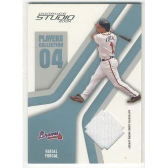 2004 Studio Players Collection Jersey Platinum #70 Rafael Furcal