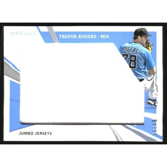 2021 Immaculate Collection Jumbo Jerseys #58 Trevor Rogers/49