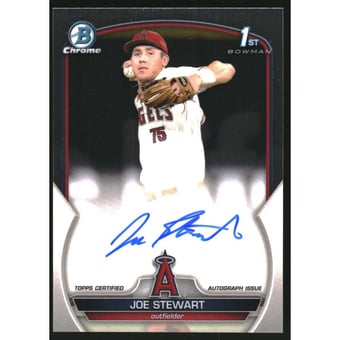 2023 Bowman Chrome Prospect Autographs #CPAJST Joe Stewart
