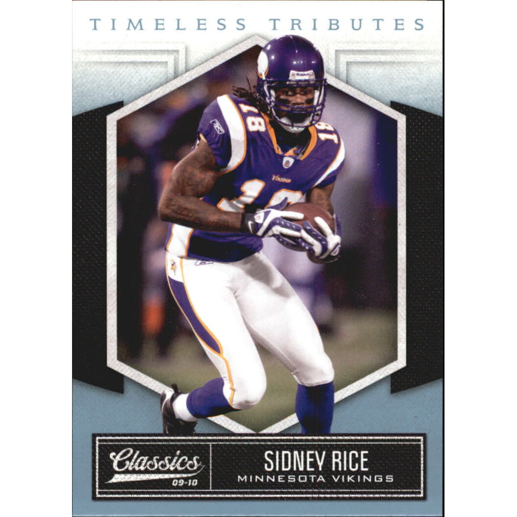 2010 Classics Timeless Tributes Platinum #56 Sidney Rice