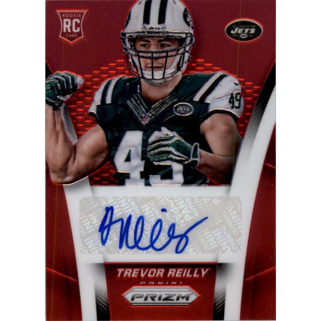 2014 Panini Prizm Rookie Autographs Prizms Red Power #ARTR2 Trevor Reilly/35. rookie card picture