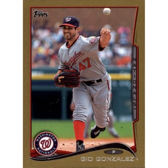 2014 Topps Mini Gold #523 Gio Gonzalez