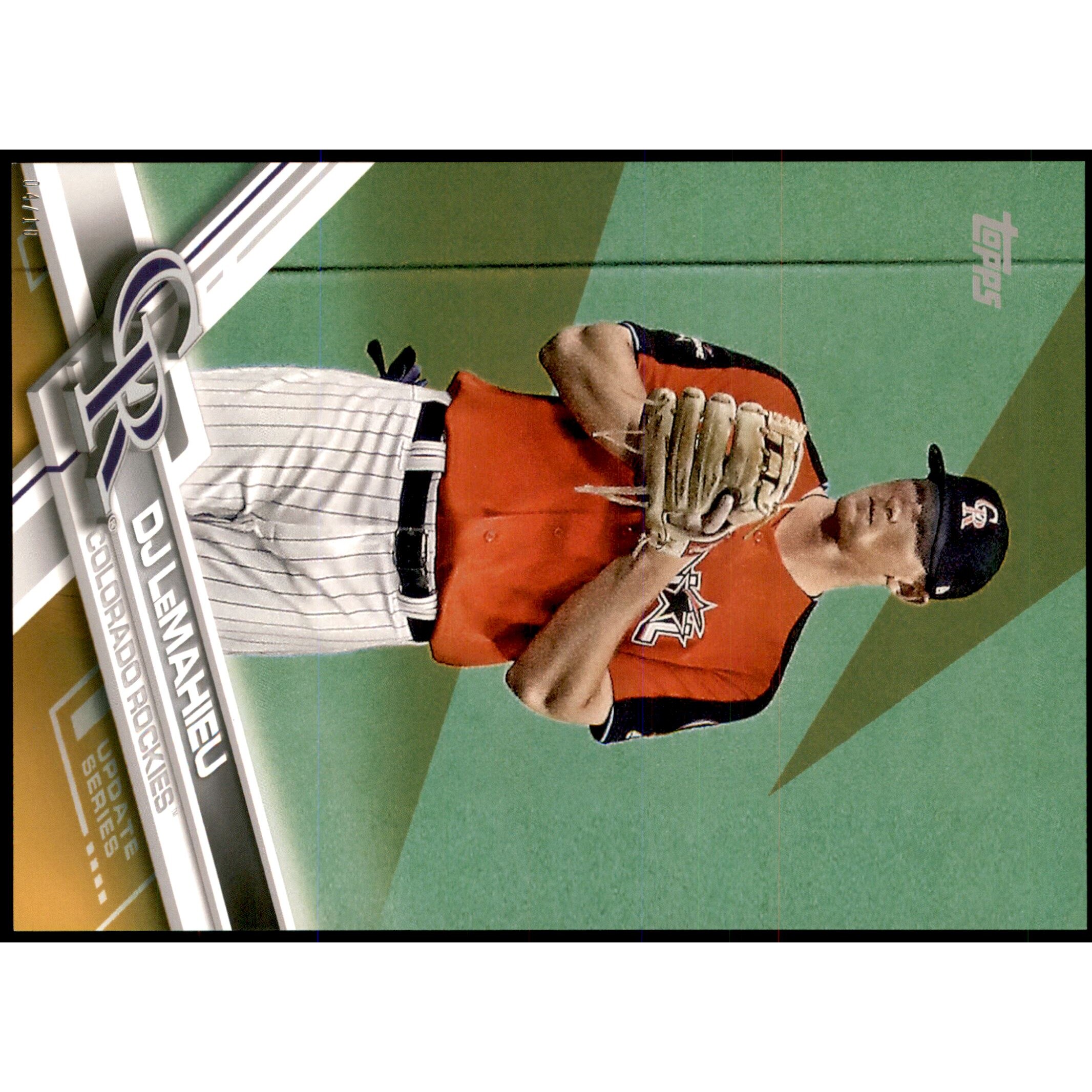 2017 Topps Update 5x7 Gold #US230 DJ LeMahieu