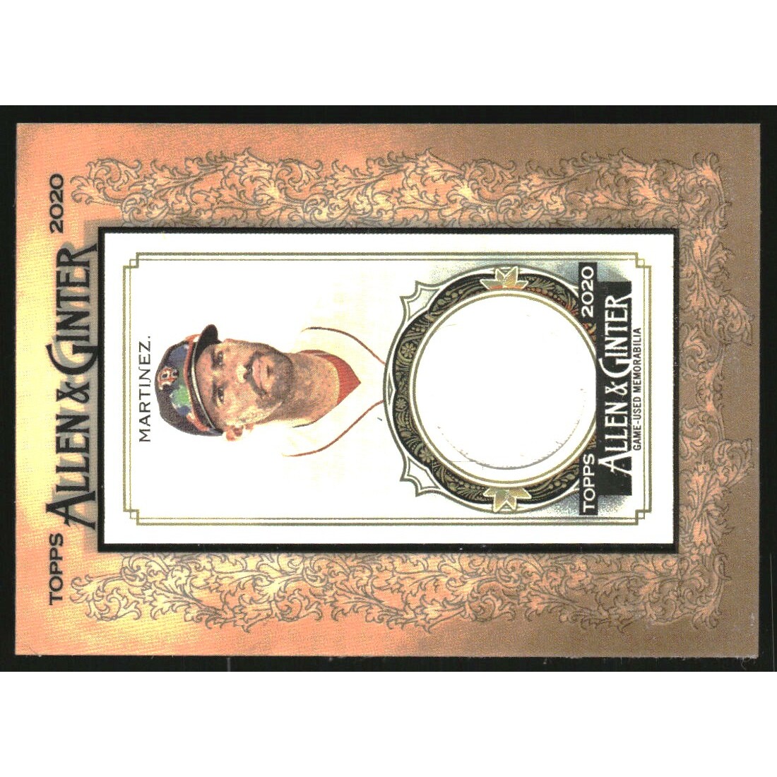 2020 Topps Allen and Ginter Mini Framed Relics #MFRJM J.D. Martinez