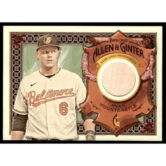 2022 Topps Allen and Ginter Relics #AGRARM Ryan Mountcastle