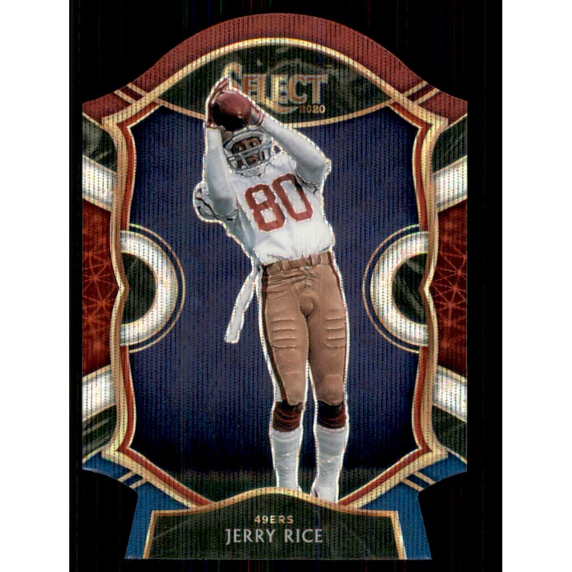 2020 Select Prizm Tri Color Die Cut #20 Jerry Rice 2020 Select Prizm Tri Color Die Cut #20 Jerry Rice