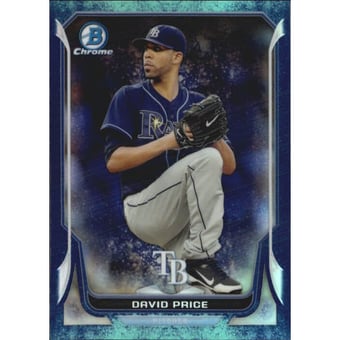 2014 Bowman Chrome Bubble Refractors #50 David Price