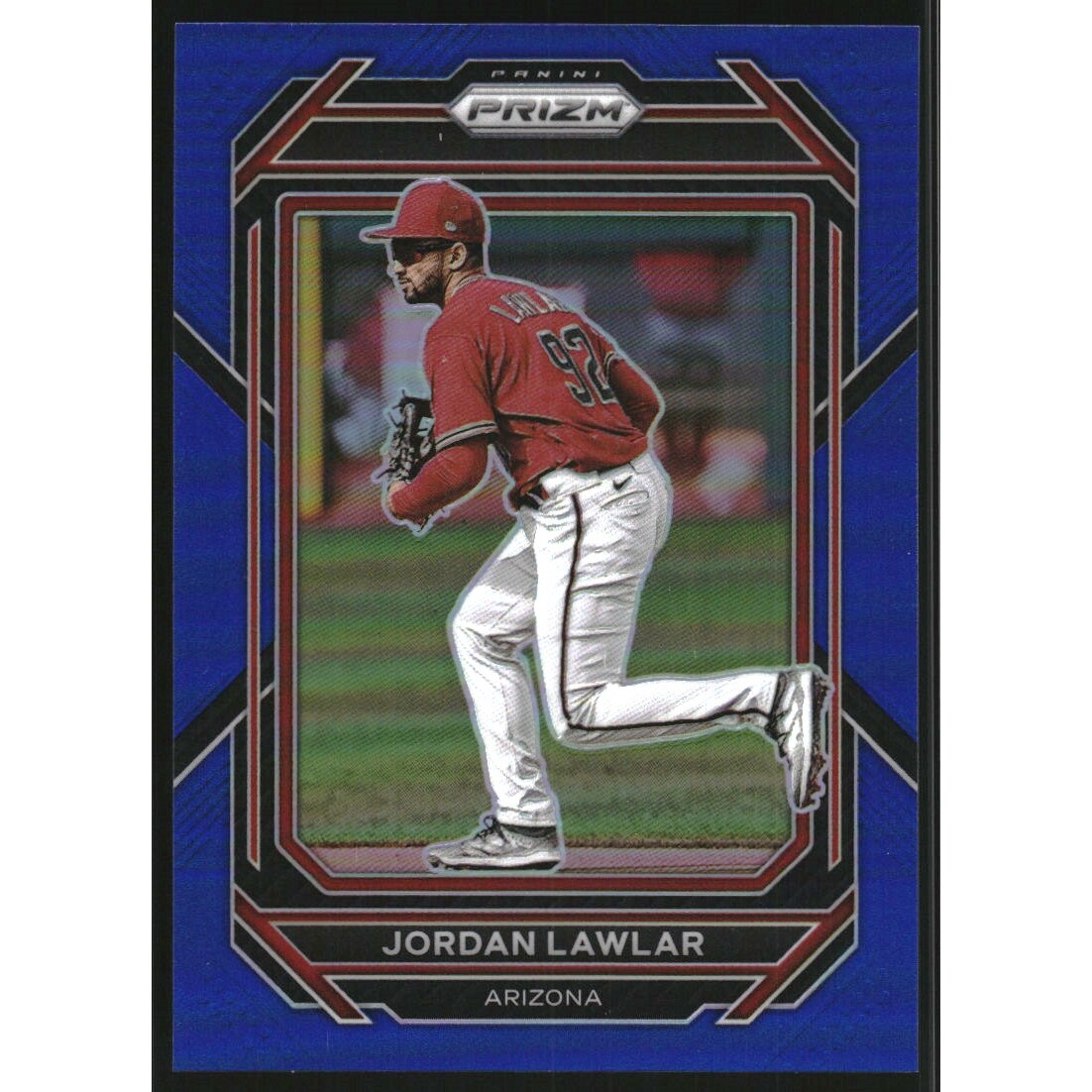 2023 Panini Prizm Prizms Blue #139 Jordan Lawlar. rookie card picture