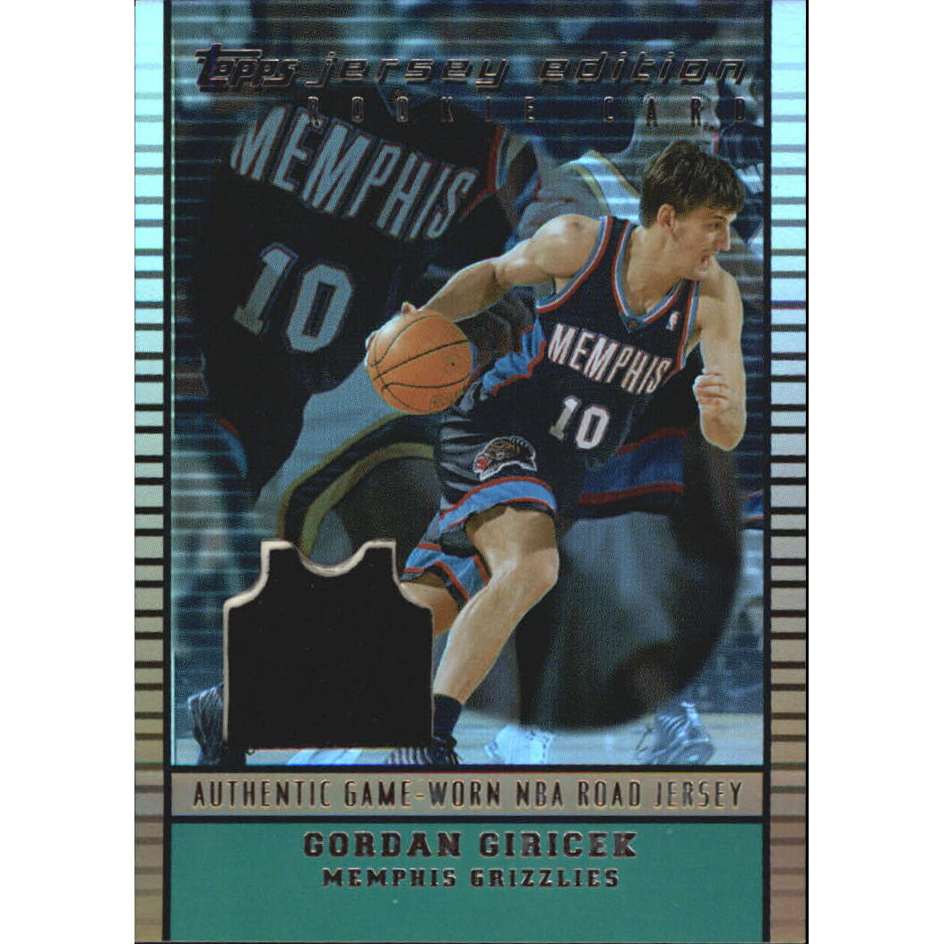 2002-03 Topps Jersey Edition Copper #JEGG Gordan Giricek R