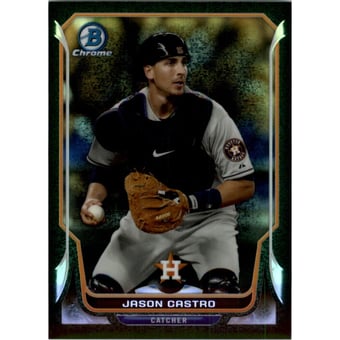 2014 Bowman Chrome Black Static Refractors #133 Jason Castro